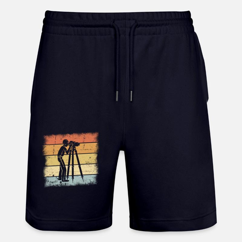 Vermesser Geschenk - Stanley/Stella Unisex Bio Joggingshorts Trainer  - Dark navy