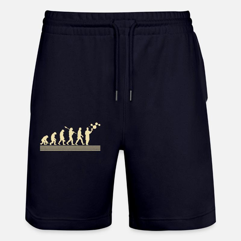 Biologe Evolution - Stanley/Stella Unisex Bio Joggingshorts Trainer  - Dark navy