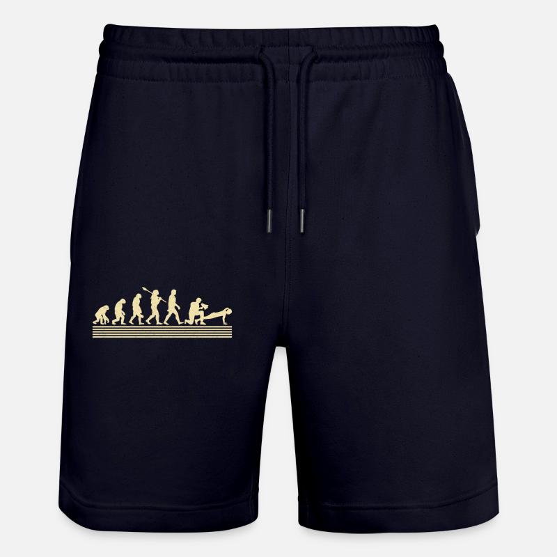Fitness Worker Evolution - Stanley/Stella Trainer Unisex Organic Jogging Shorts - dark navy