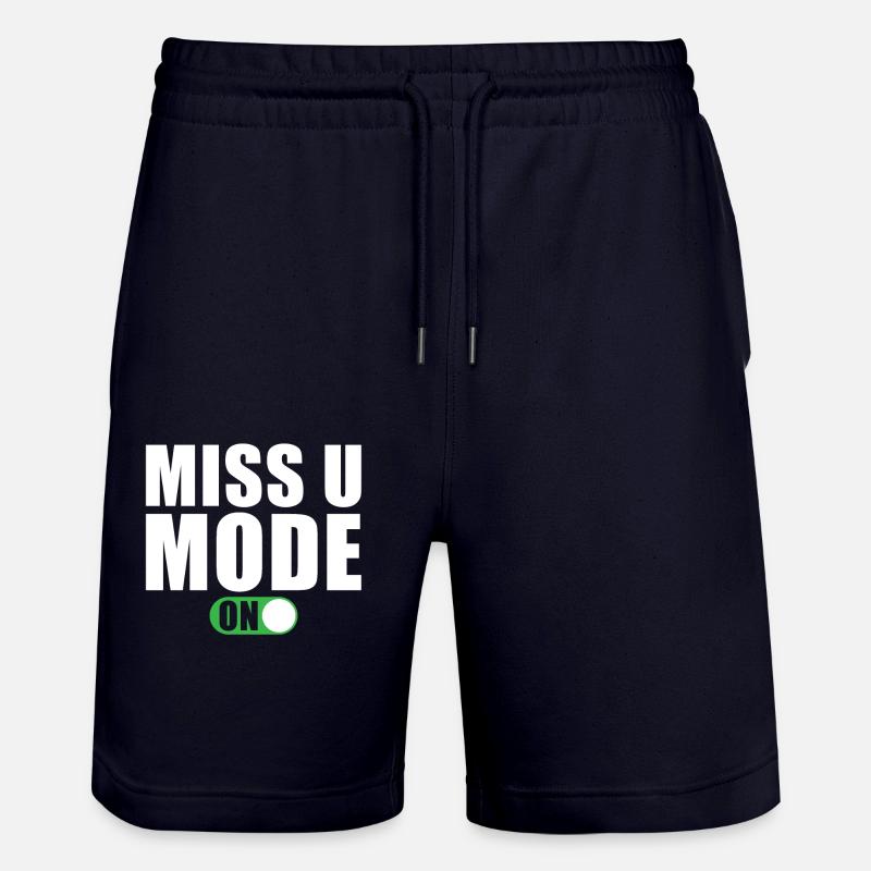 Dicton manquant - Short de jogging bio TRAINER Stanley/Stella unisexe - marine foncé