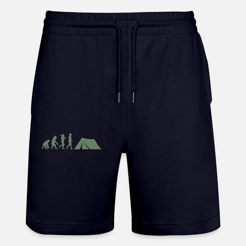 Zelten Evolution Camping - Stanley/Stella Unisex Bio Joggingshorts Trainer  - Dark navy
