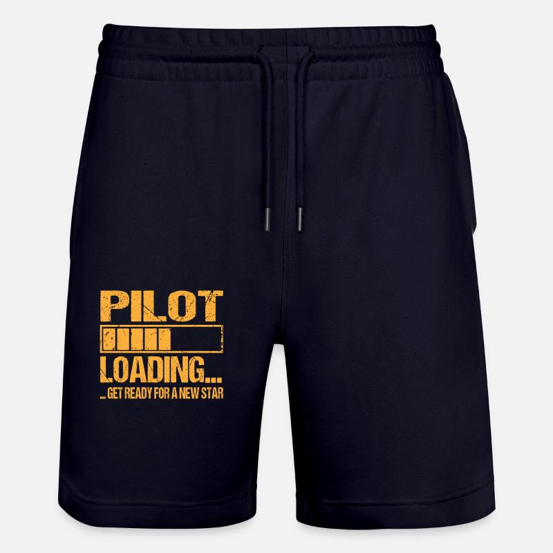 Pilot loading Pilot Ausbildung - Stanley/Stella Unisex Bio Joggingshorts Trainer  - Dark navy