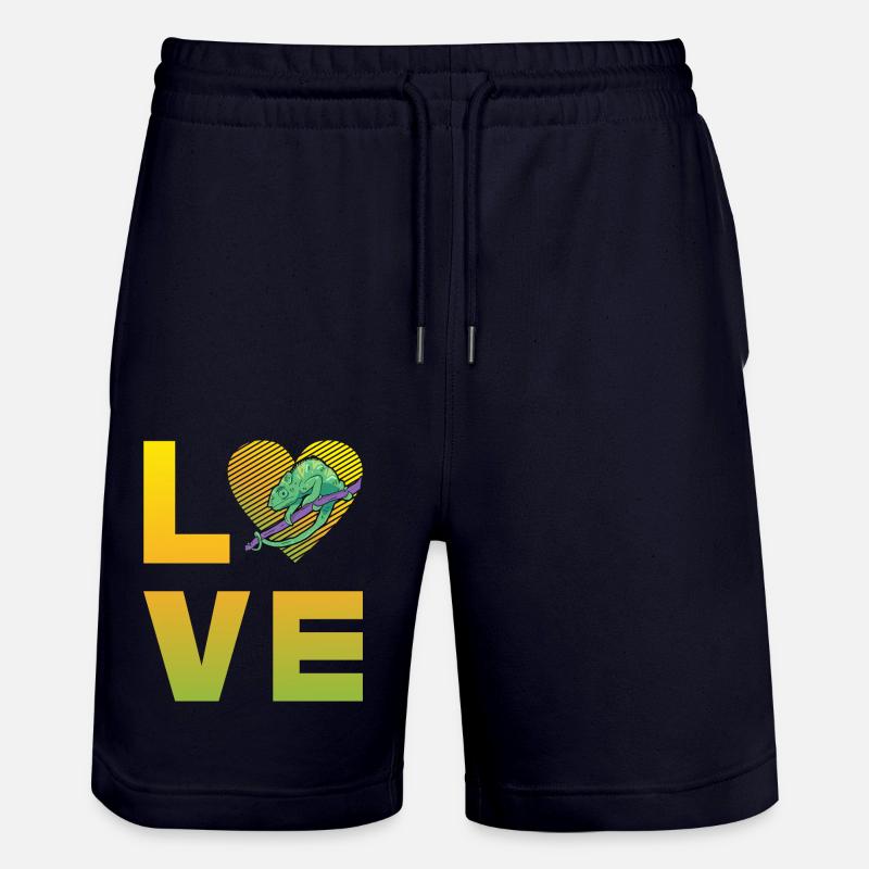 Amour caméléon - Short de jogging bio TRAINER Stanley/Stella unisexe - marine foncé
