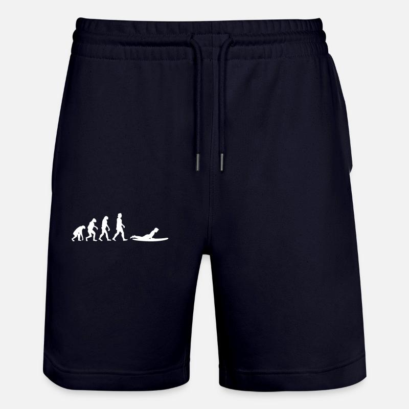 Évolution du surf - Short de jogging bio TRAINER Stanley/Stella unisexe - marine foncé