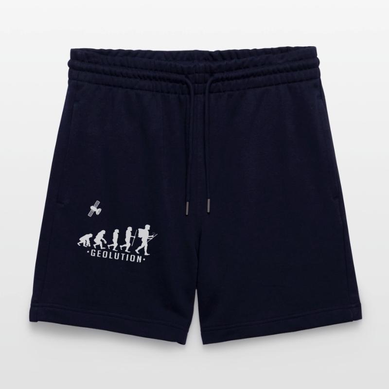 Geocaching evolution Shirt Geolution Stanley/Stella Unisex Bio Joggingshorts Trainer 