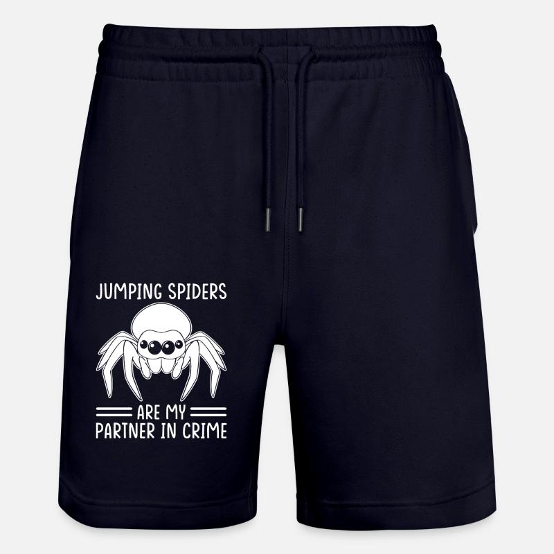 Dicton Jumping Spider - Short de jogging bio TRAINER Stanley/Stella unisexe - marine foncé
