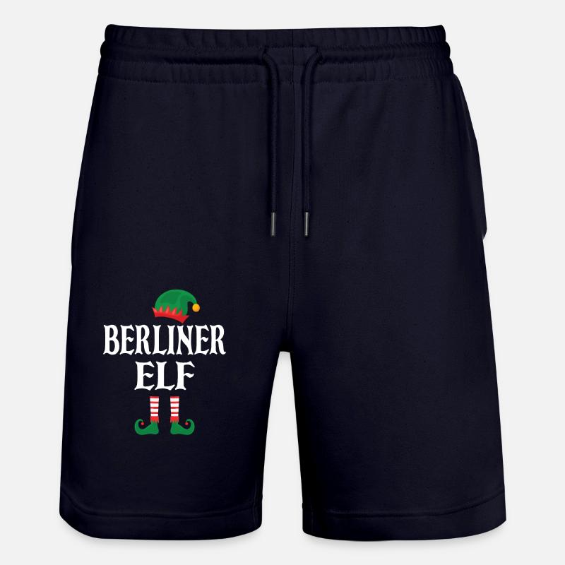 Berliner Elf - Stanley/Stella Unisex Bio Joggingshorts Trainer  - Dark navy