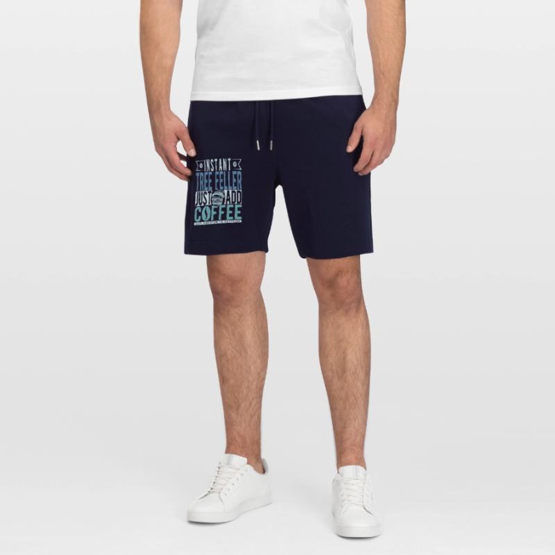 Baum Faller Kaffee Spruch Stanley/Stella Unisex Bio Joggingshorts Trainer 