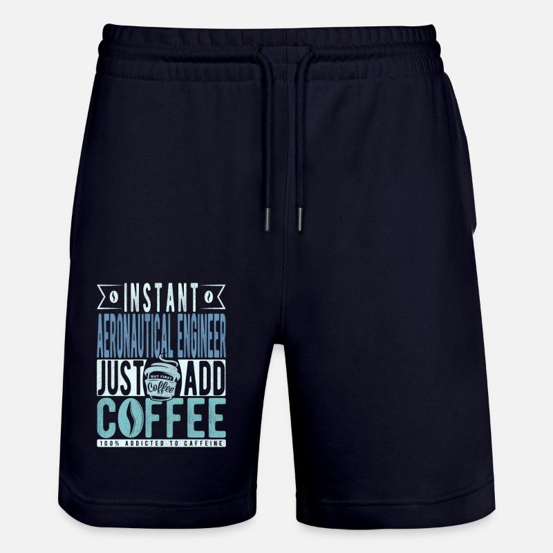 Dicton de café Buchalter - Short de jogging bio TRAINER Stanley/Stella unisexe - marine foncé