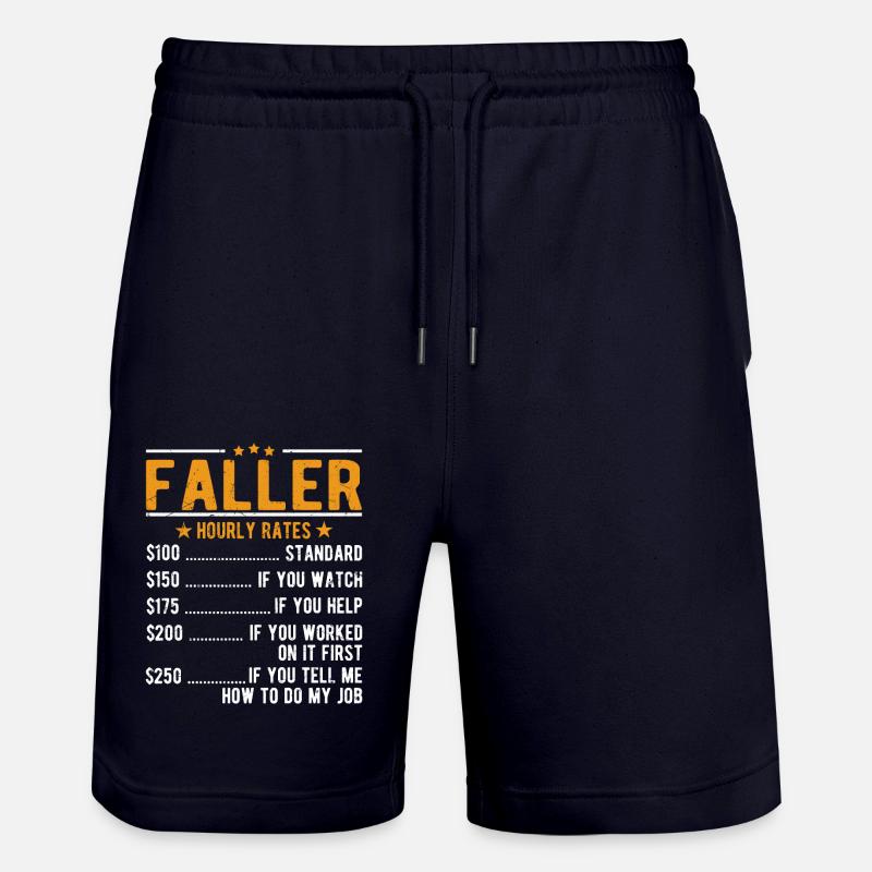Salaire horaire de l’appelant - Short de jogging bio TRAINER Stanley/Stella unisexe - marine foncé