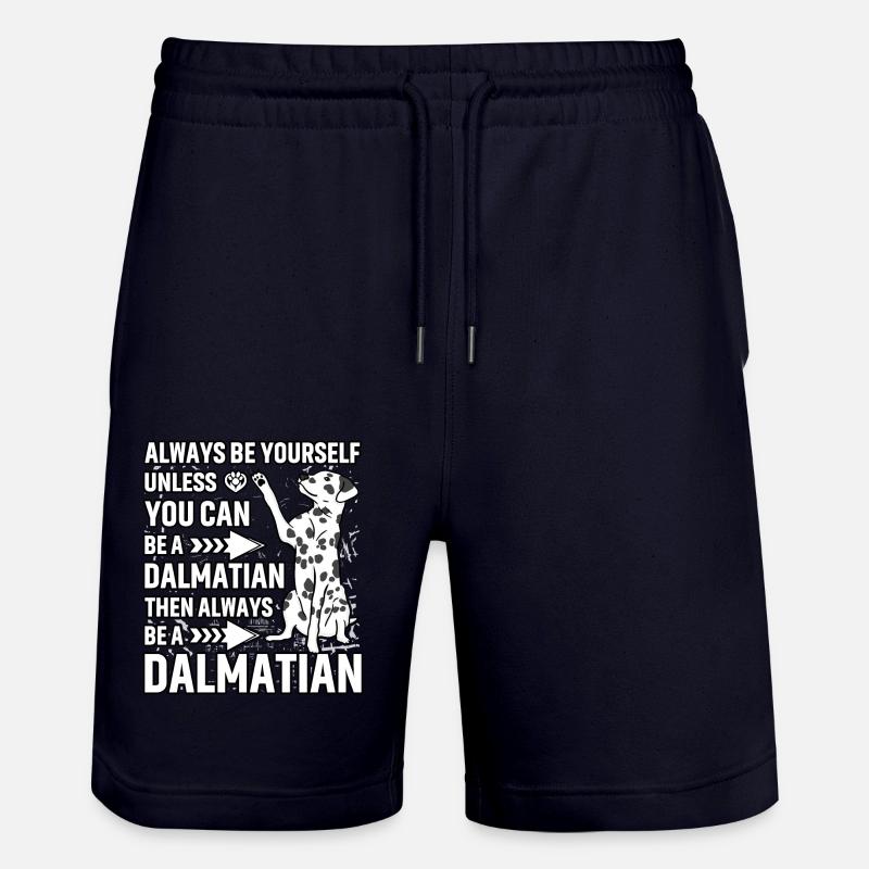Dalmatiner Lustiger Spruch - Stanley/Stella Unisex Bio Joggingshorts Trainer - Dark navy