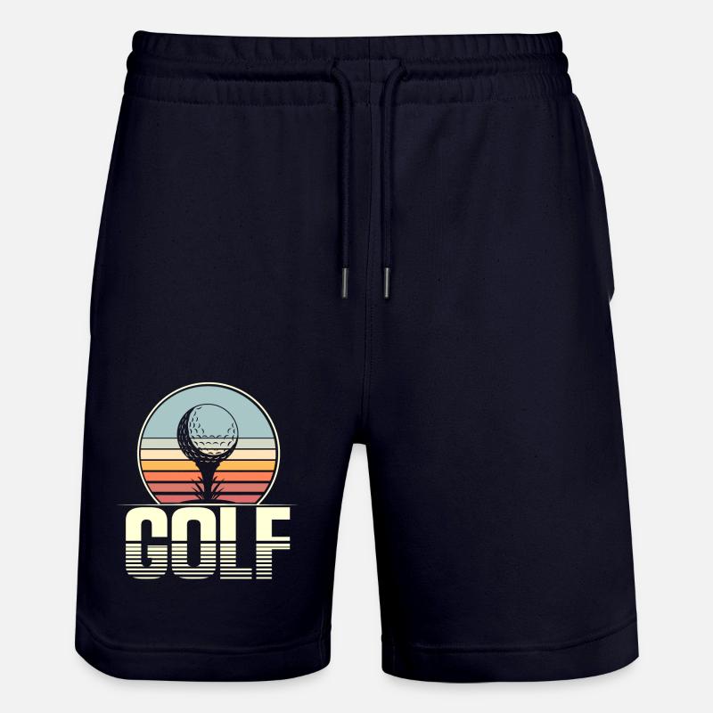 Golfeurs de golf - Short de jogging bio TRAINER Stanley/Stella unisexe - marine foncé