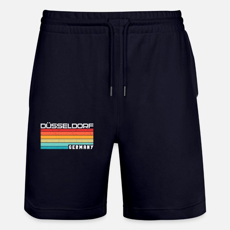 Düsseldorf Düsseldorf - Short de jogging bio TRAINER Stanley/Stella unisexe - marine foncé