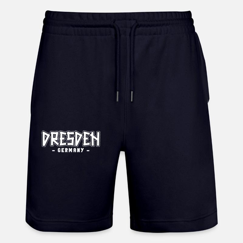 Dresdnerin Dresdner Dresde - Short de jogging bio TRAINER Stanley/Stella unisexe - marine foncé