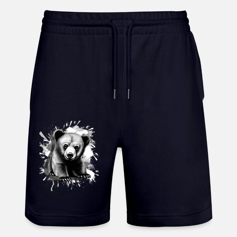 Ours - Short de jogging bio TRAINER Stanley/Stella unisexe - marine foncé