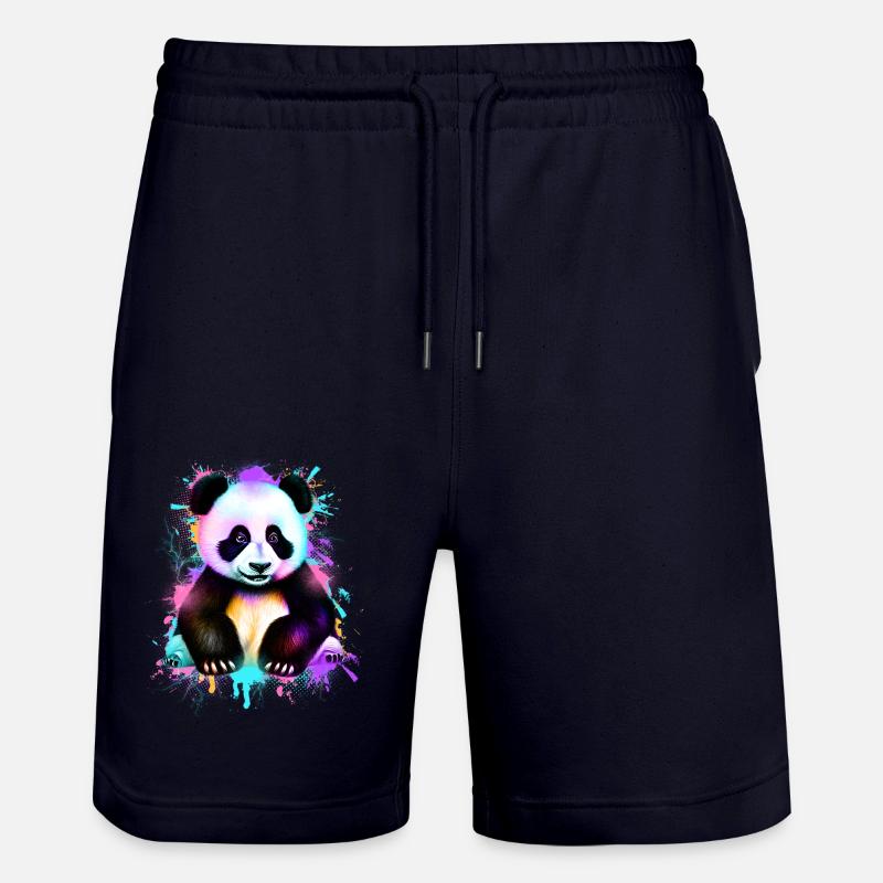 Panda - Short de jogging bio TRAINER Stanley/Stella unisexe - marine foncé