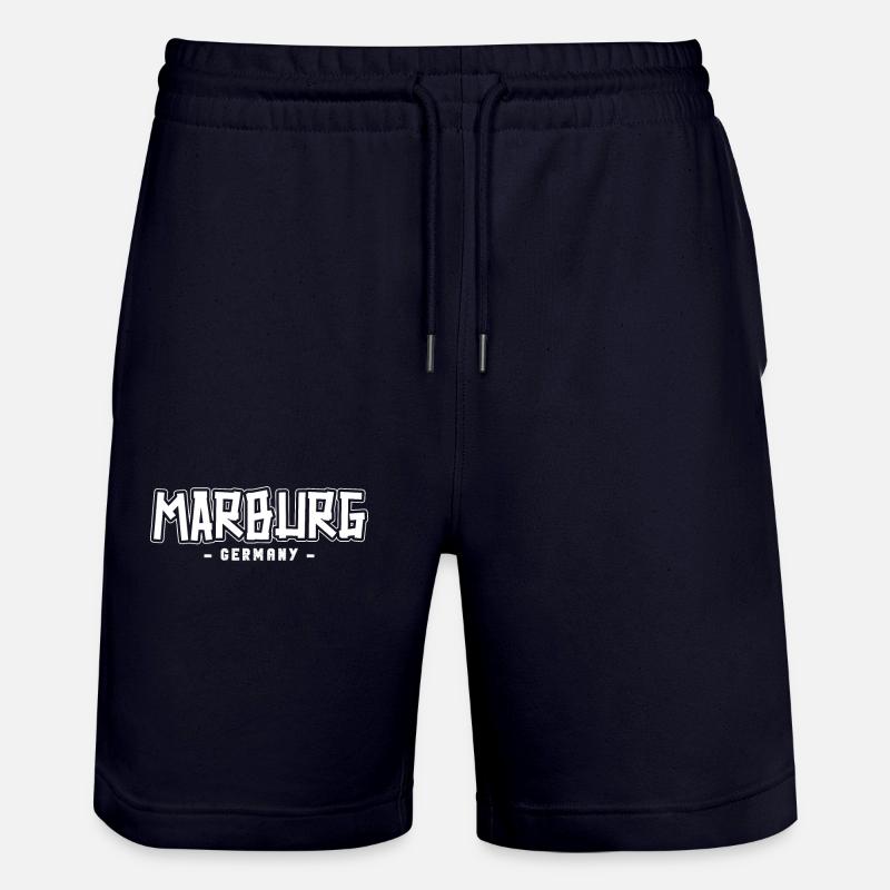 Marburgerin Marburger Marburg - Short de jogging bio TRAINER Stanley/Stella unisexe - marine foncé