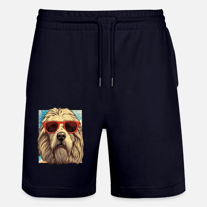 Maremmano Abruzzese Berger allemand - Short de jogging bio TRAINER Stanley/Stella unisexe - marine foncé