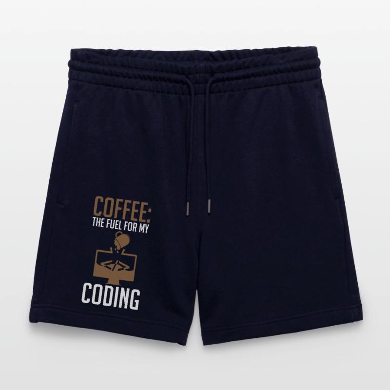 Coder Coffee The fuel for my coding Stanley/Stella Trainer Unisex Organic Jogging Shorts
