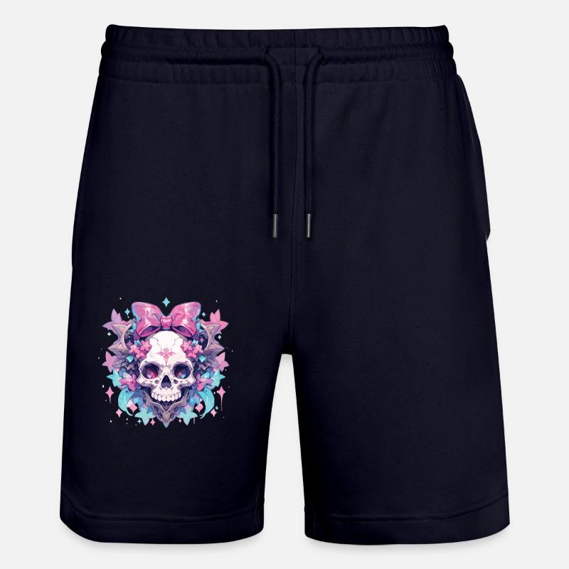 Totenkopf Todenschädel crânes - Short de jogging bio TRAINER Stanley/Stella unisexe - marine foncé