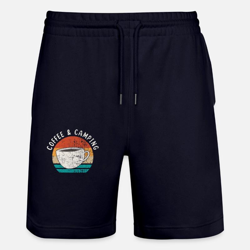 Camping et café - Short de jogging bio TRAINER Stanley/Stella unisexe - marine foncé
