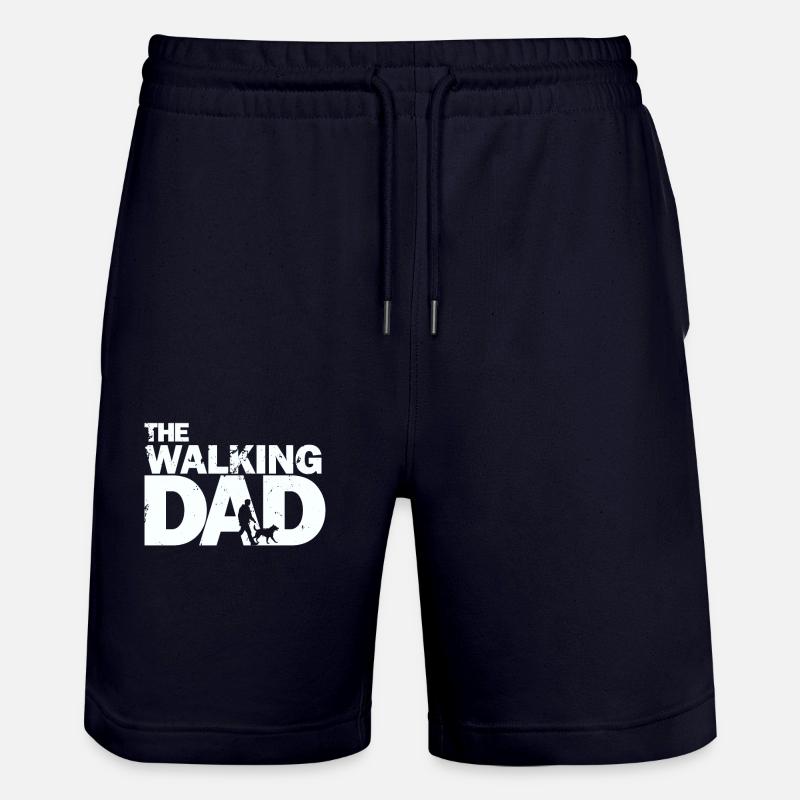 Le papa qui marche - Short de jogging bio TRAINER Stanley/Stella unisexe - marine foncé