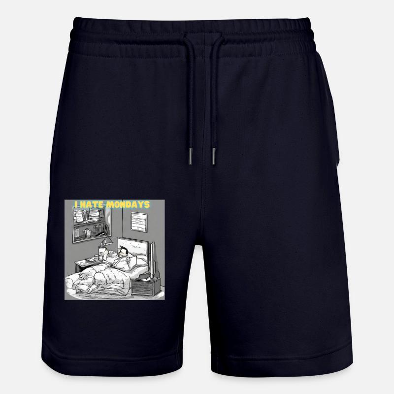 Morgenmuffel oder Langschläfer? - Stanley/Stella Unisex Bio Joggingshorts Trainer  - Dark navy