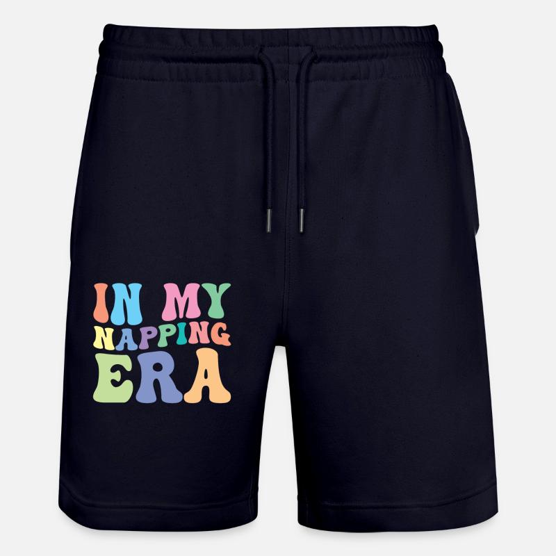 Dormir Nap Retro Groovy - Short de jogging bio TRAINER Stanley/Stella unisexe - marine foncé