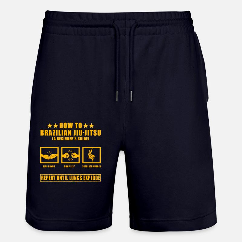 Comment s’entraîner au Jiu-Jitsu Brésilien - Short de jogging bio TRAINER Stanley/Stella unisexe - marine foncé