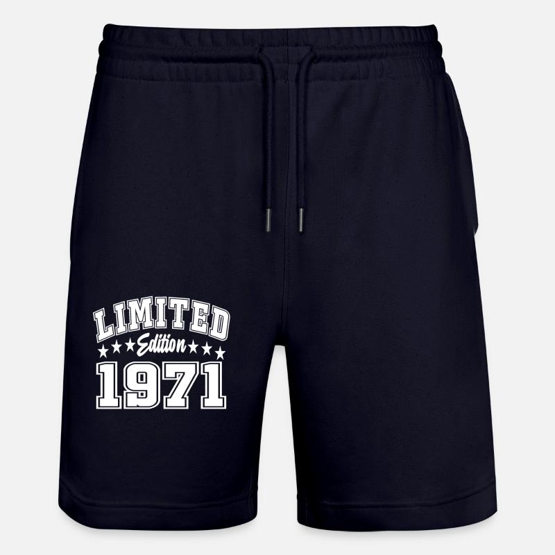 Édition limitée 1971 - Short de jogging bio TRAINER Stanley/Stella unisexe - marine foncé