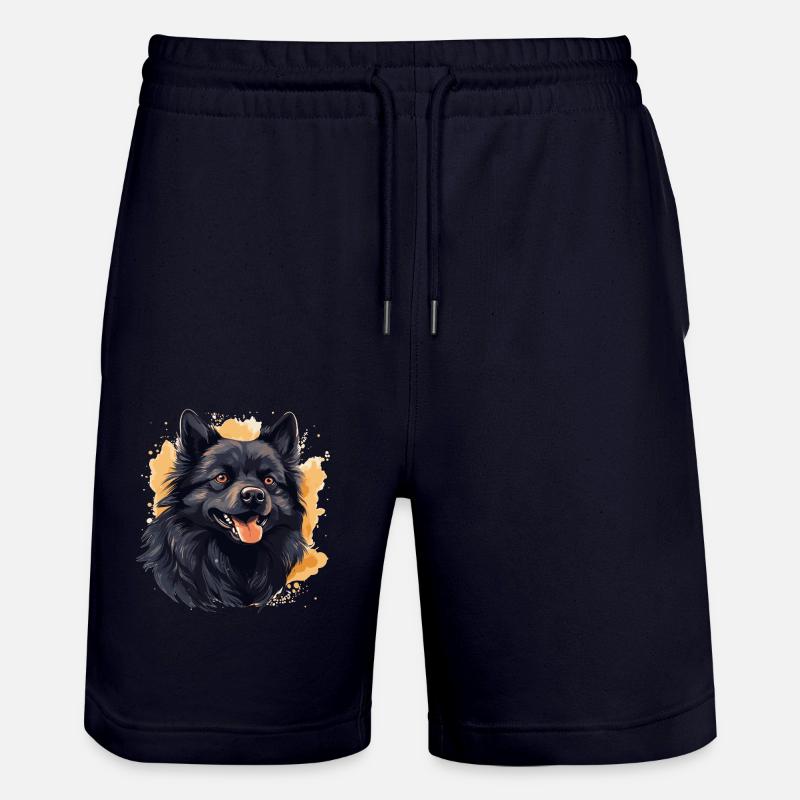 Schipperke - Short de jogging bio TRAINER Stanley/Stella unisexe - marine foncé