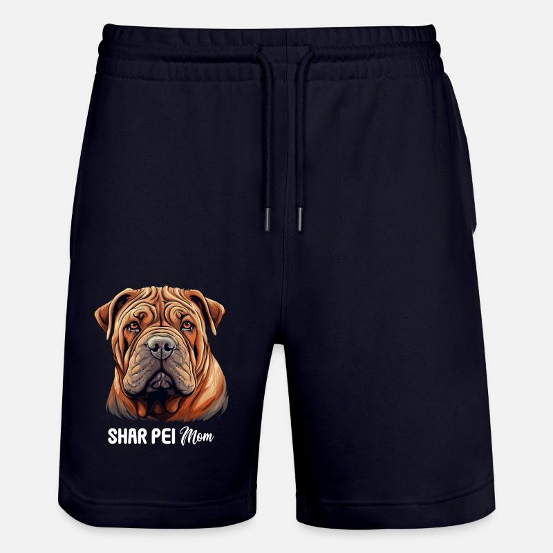 Shar Pei - Short de jogging bio TRAINER Stanley/Stella unisexe - marine foncé