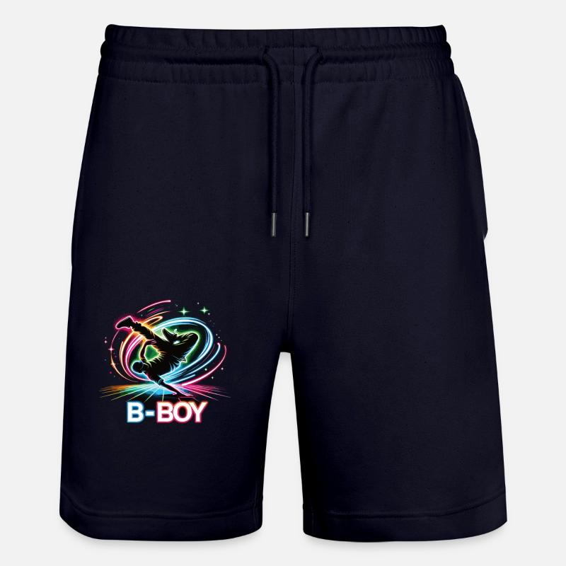 Breakdance Breakdancer Breakdance Kinder - Stanley/Stella Unisex Bio Joggingshorts Trainer  - Dark navy