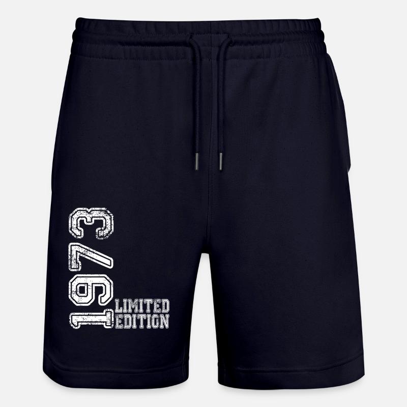 Édition limitée 1973 - Short de jogging bio TRAINER Stanley/Stella unisexe - marine foncé