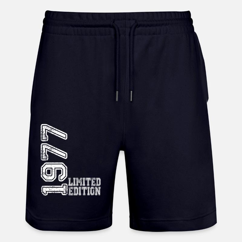 Édition limitée 1977 - Short de jogging bio TRAINER Stanley/Stella unisexe - marine foncé
