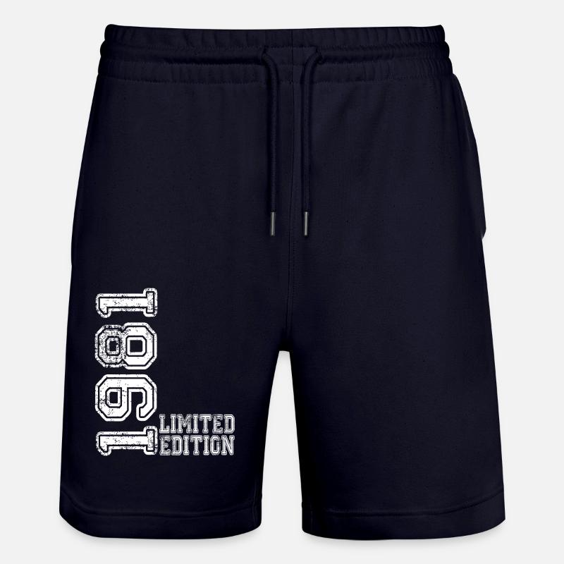 Édition limitée 1981 - Short de jogging bio TRAINER Stanley/Stella unisexe - marine foncé