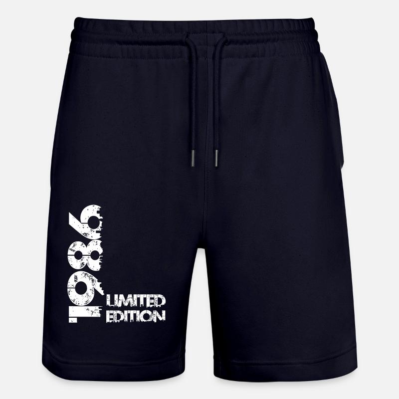 Édition limitée 1986 - Short de jogging bio TRAINER Stanley/Stella unisexe - marine foncé