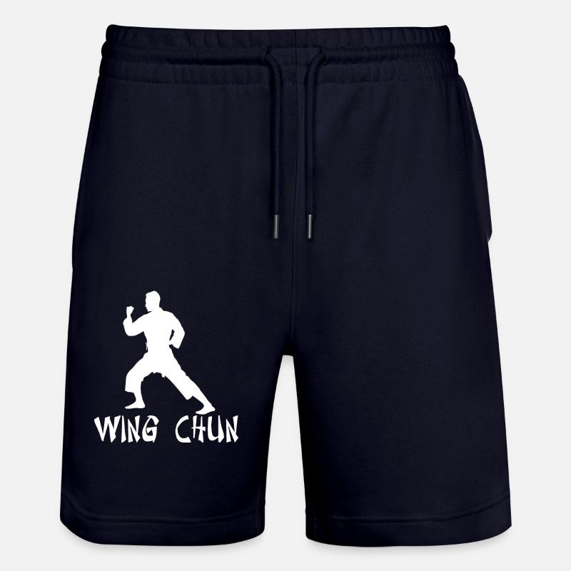 Wing Chun - Stanley/Stella Unisex Bio Joggingshorts Trainer - Dark navy