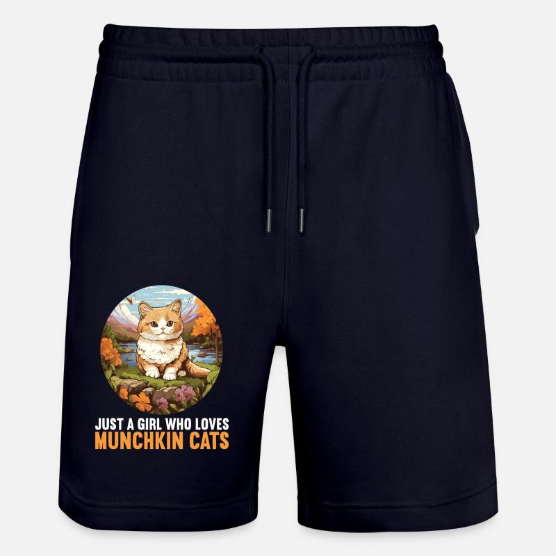 Munchkin Chaton Munchkin Chat - Short de jogging bio TRAINER Stanley/Stella unisexe - marine foncé