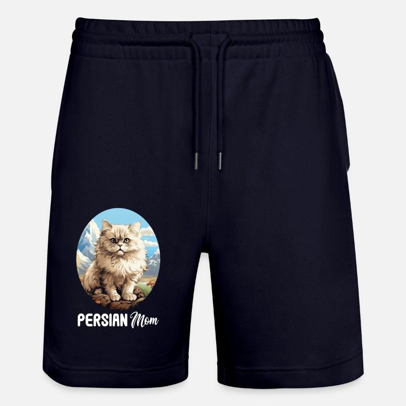 Chat persan Perserkatze - Short de jogging bio TRAINER Stanley/Stella unisexe - marine foncé