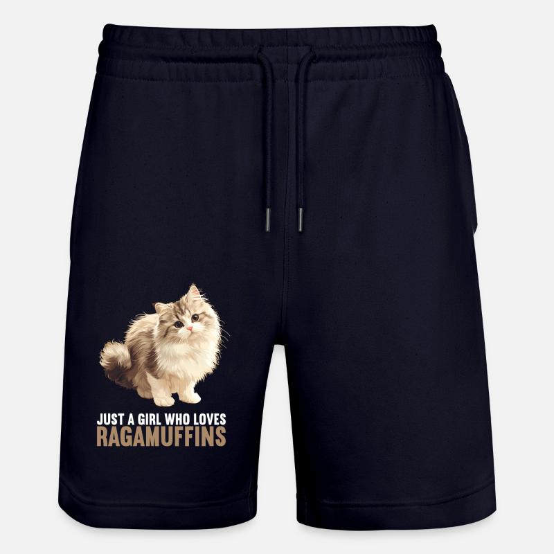 Ragamuffin Chaton Ragamuffin Chat - Short de jogging bio TRAINER Stanley/Stella unisexe - marine foncé