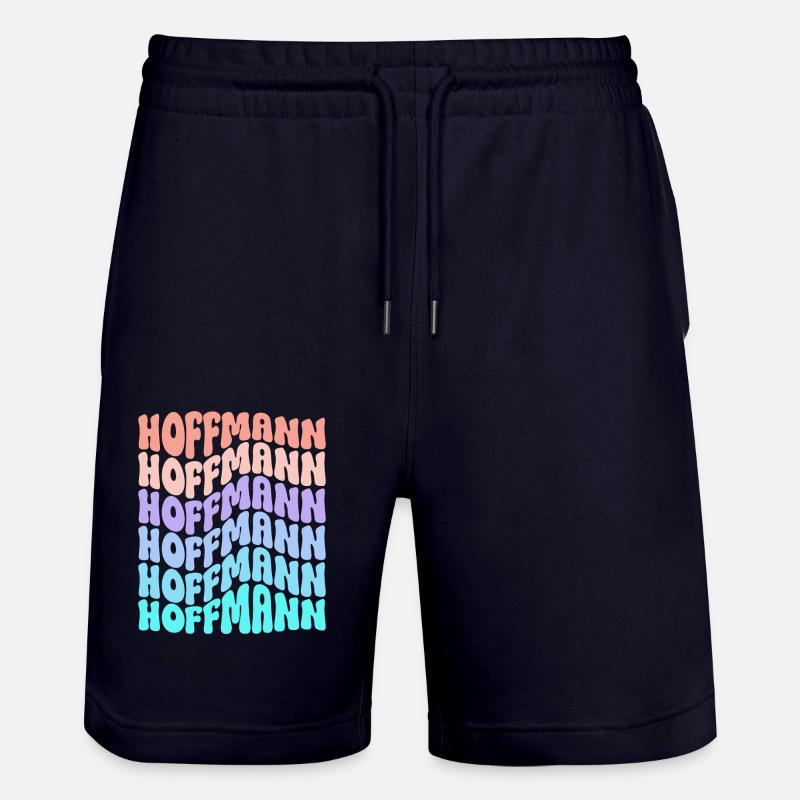 Cadeau de famille Hoffmann Retro - Short de jogging bio TRAINER Stanley/Stella unisexe - marine foncé
