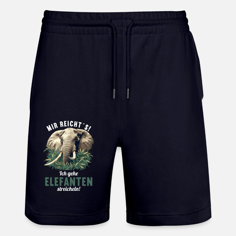 Éléphant Éléphant - Short de jogging bio TRAINER Stanley/Stella unisexe - marine foncé