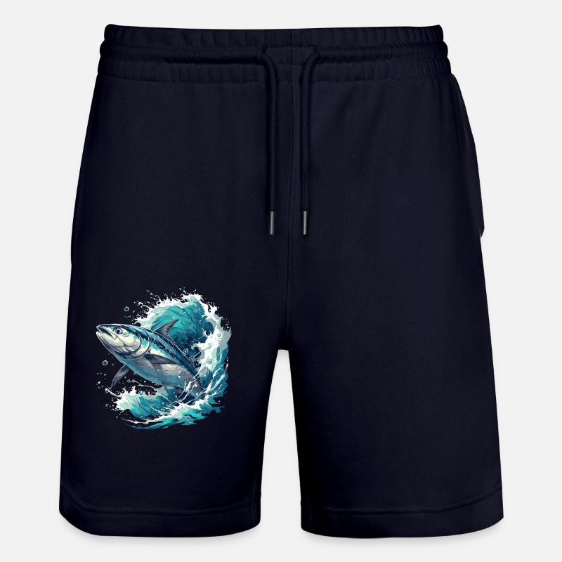 Thon Thunfische Thunfisch - Short de jogging bio TRAINER Stanley/Stella unisexe - marine foncé