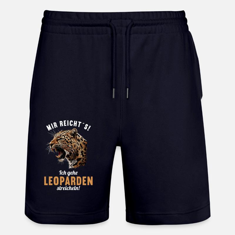 Léopard léopard - Short de jogging bio TRAINER Stanley/Stella unisexe - marine foncé