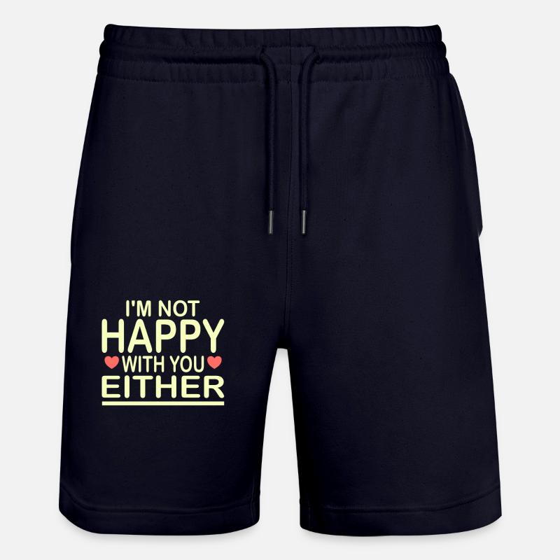 Pas content - Short de jogging bio TRAINER Stanley/Stella unisexe - marine foncé