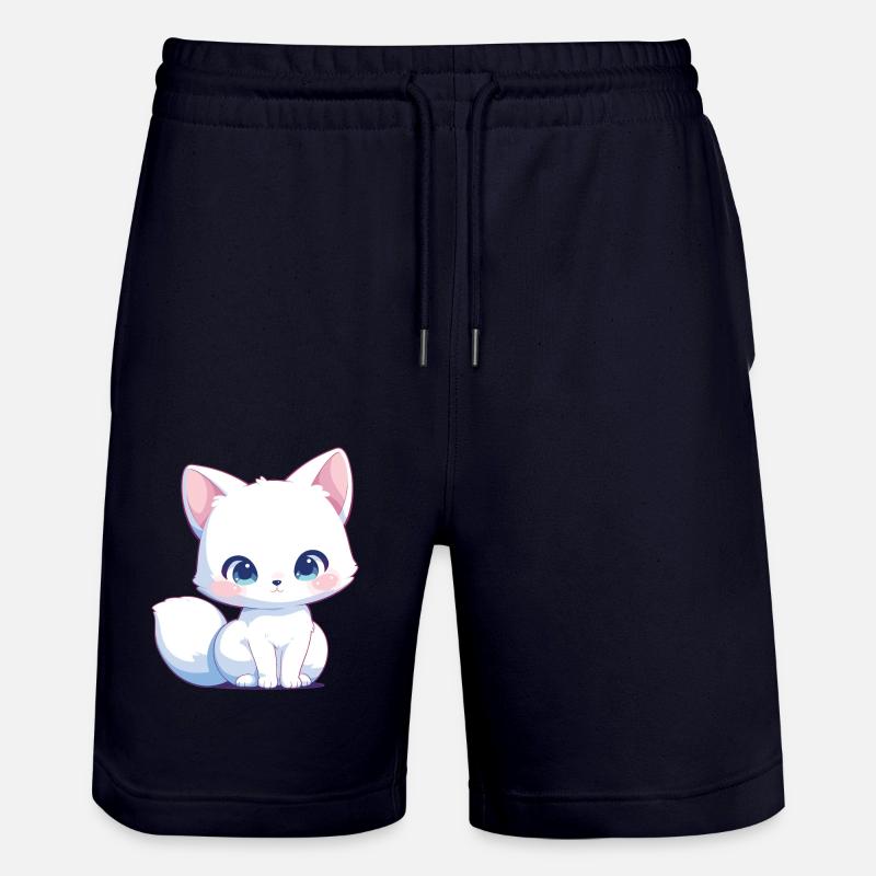 Arctic Fox Polarfüchse Polarfuchs - Stanley/Stella Unisex Bio Joggingshorts Trainer  - Dark navy