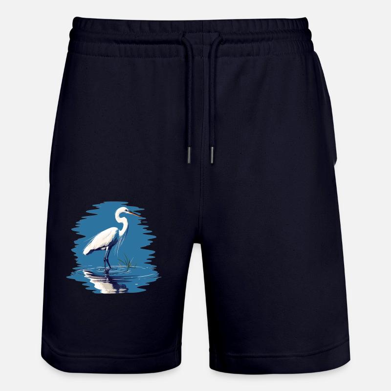 Héron Reiher - Short de jogging bio TRAINER Stanley/Stella unisexe - marine foncé