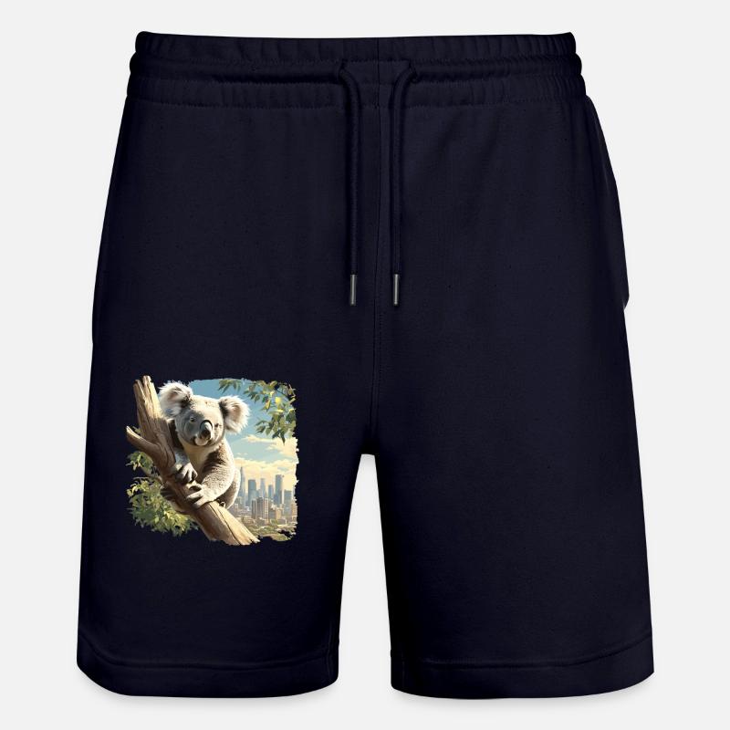 Koalas Koala - Short de jogging bio TRAINER Stanley/Stella unisexe - marine foncé