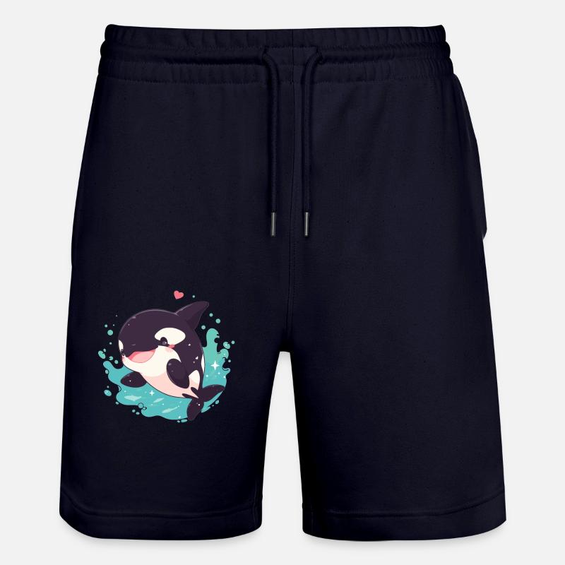 Orques Orques - Short de jogging bio TRAINER Stanley/Stella unisexe - marine foncé